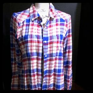 Joe Boxer Clueless Plaid Button Down Dress
